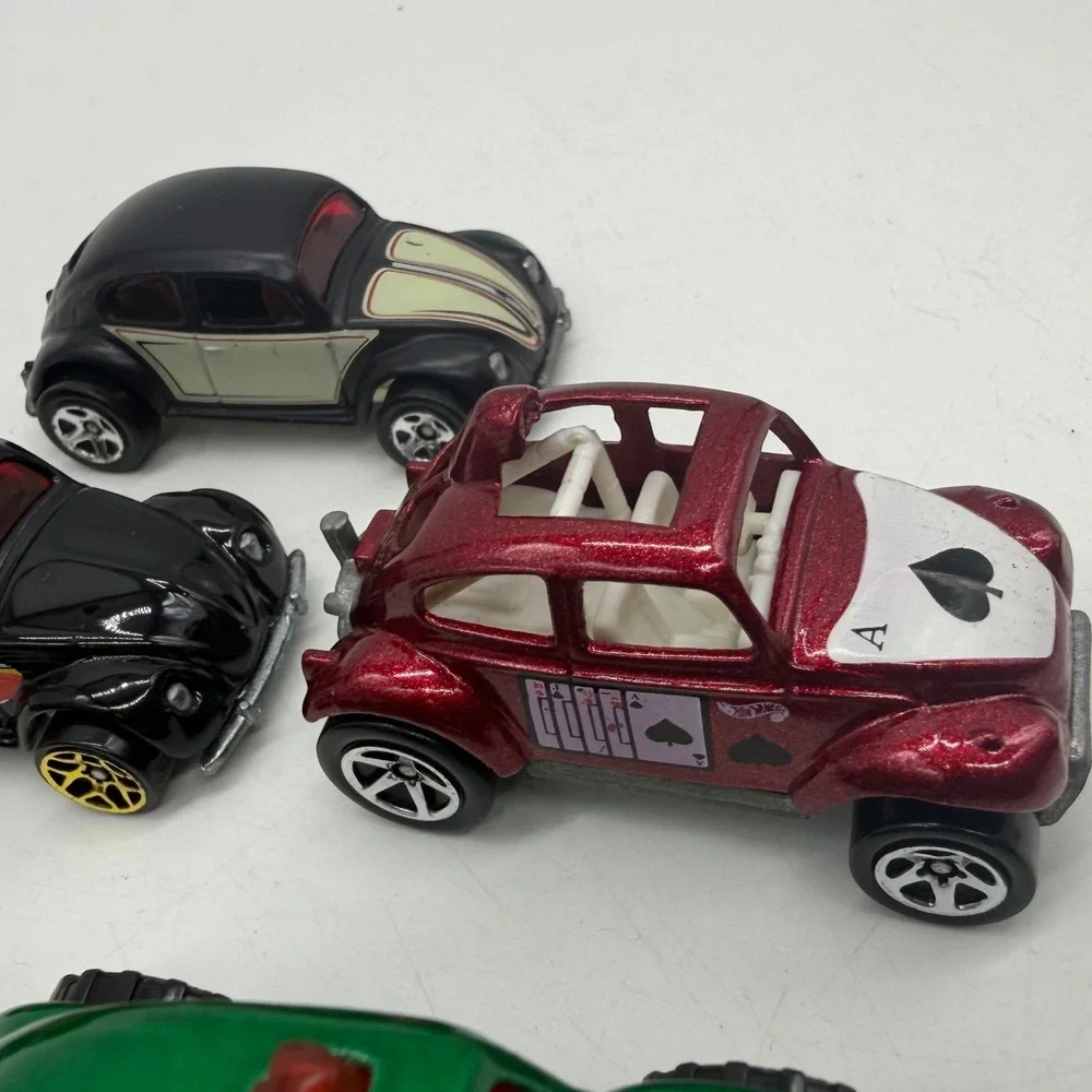 Hot Wheels Matchbox Maisto VW Beetle Diecast Car Lot 5pc Vintage Mixed Used
